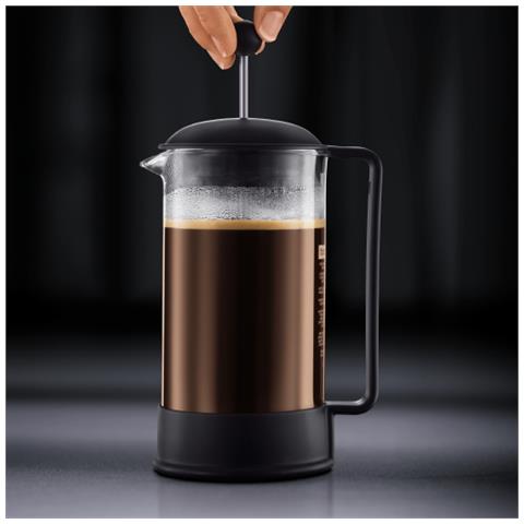 Caffettiera Brazil 8 Tazze Nero - Foto 1